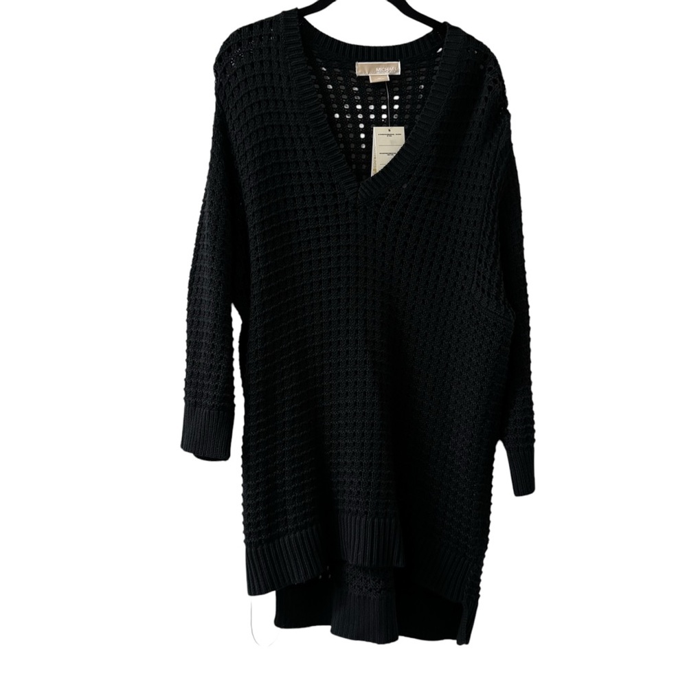 NWT Michael by Michael Kors Black Long sweater 1x